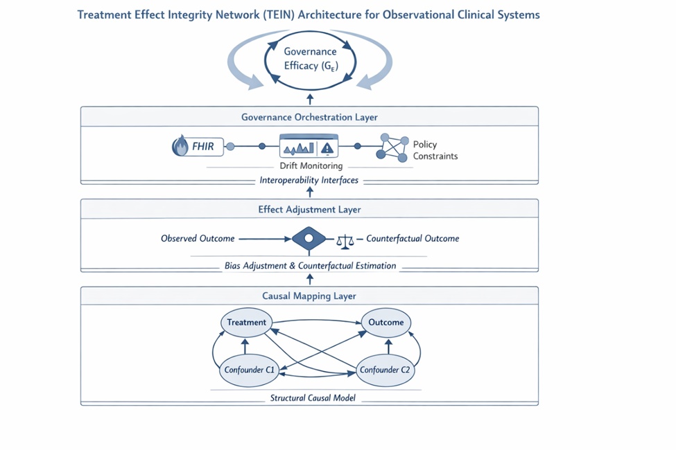 Figure 1. Architecture of the treatment effect integrity network (TEIN).