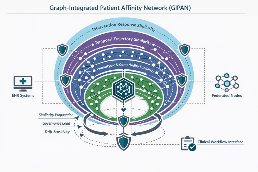Figure 1. GIPAN architecture for similarity-powered clinical intelligence.